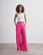 moire pantolon pembe