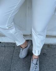 paçası taşlı eşofman altı beyaz