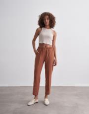 beli lastikli pantolon taba