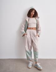 owen paçası bantlı pantolon bej-mint 2