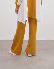 bianca bol paça eşofman altı hardal 2