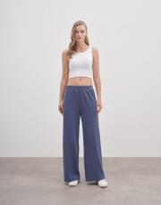 diana payet şeritli eşofman altı indigo