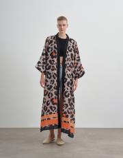 amaris keten kimono turuncu