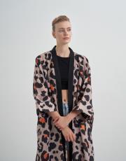 amaris keten kimono turuncu 3