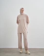 jordan spor dörtlü takım bej 2