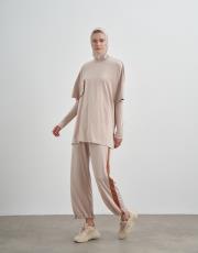 jordan spor dörtlü takım bej 3