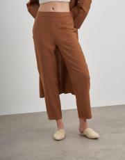 dina krinkıl pantolon kahve