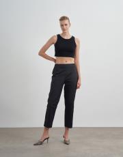 sarah kemerli pantolon siyah