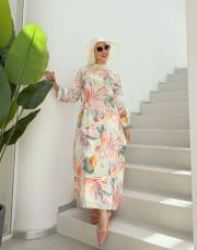 alen desenli desing elbise  2