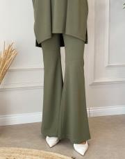 moni ispanyol paça pantolon haki 4