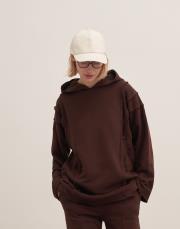 dikiş detay sweat acı kahve 3