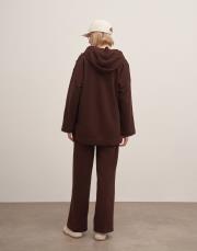 dikiş detay sweat acı kahve 4