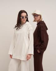 dikiş detay sweat ekru 5