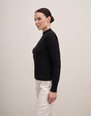 uzun kol triko bluz siyah 4