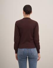 uzun kol triko bluz acı kahve 4