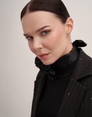 maqada astarlı cepli kısa ceket siyah 5