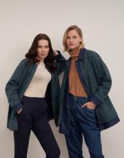 elena kot garnili ceket lacivert 4