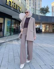 garry chanel astarlı tasarım ceket toprak 3