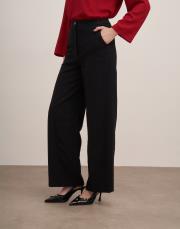 garry chanel astarlı tasarım pantolon siyah 3