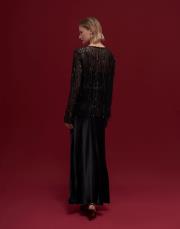 alexander pul payetli kısa tasarım tunik siyah 4