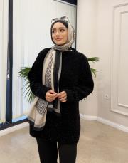 basic simli kazak siyah