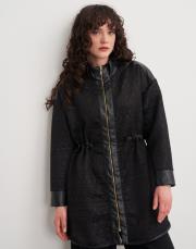 runi suni deri detaylı tasarım kap siyah 5