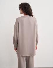 carina önü kısa basic tunik gri 4