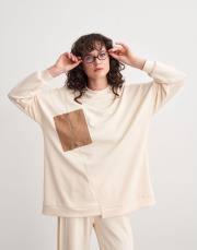 celia garni detay sweat ekru 2