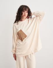 celia garni detay sweat ekru 4