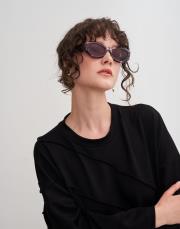 pr ithal kalın çerçeveli güneş gözlüğü mürdüm 2