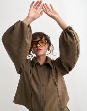 tf ithal pilot güneş gözlüğü sarı