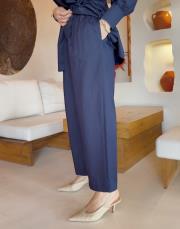 fiona canvas pantolon lacivert 2