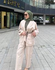 keith cep detay kimono bej 4