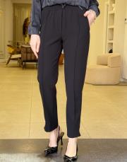 gleen nervürlü havuç kesim pantolon siyah 2