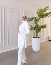 uzun kol basic içlik beyaz 3