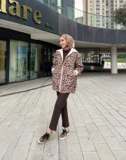 drew pamuk keten çift taraflı bomber ceket bej 2