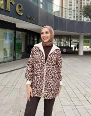 drew pamuk keten çift taraflı bomber ceket bej 5