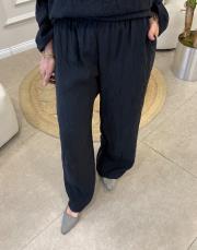 veronica pamuk crash bol paça pantolon siyah