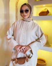 alessa keten uzun tunik taş 2