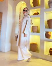 alessa keten uzun tunik taş 5