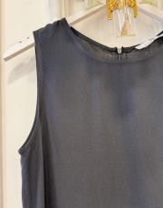 pamuk keten içlik elbise siyah 2