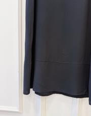 pamuk keten içlik elbise siyah 3