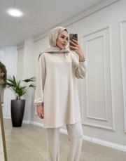 aleda basic sweat bej