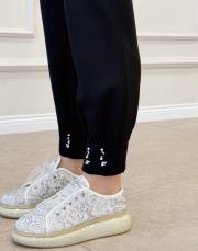 noppe inci detay eşofman altı siyah 2