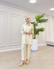 alfreda modal tunik sarı 3