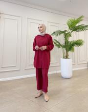 alfreda modal tunik bordo