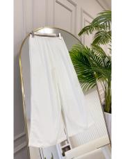 pamuklu bol paça astar beyaz