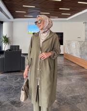 niador çıtçıtlı tensel kap haki 5