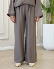 rafella tencel bol paça  pantolon vizon