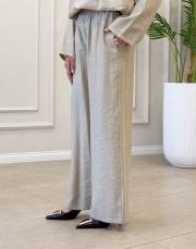 rafella tencel bol paça  pantolon bej 4